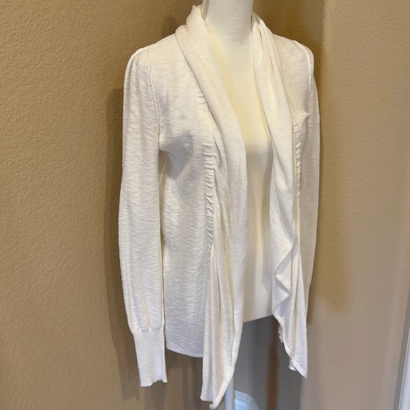 Free People White Drapey Cardigan - Picture 3 of 16